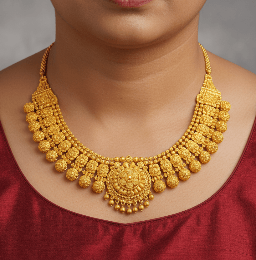Temple High Gold Rani Haar